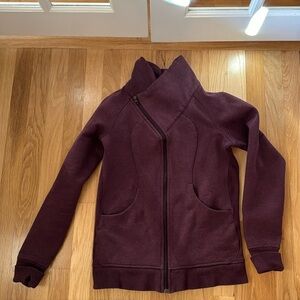 Lululemon full zip scuba sweatshirt